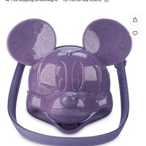 Disney Purple Sparkle Mouse Bag